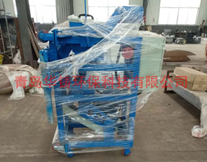 发往山西客户的储油罐体抛丸机装车发货