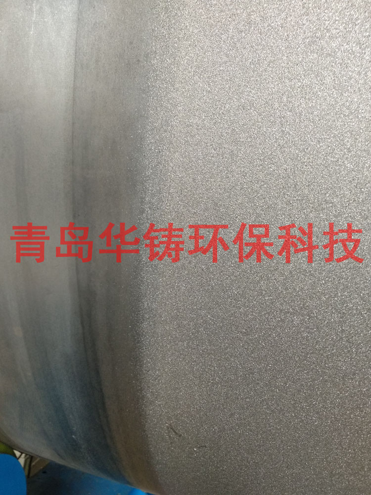 钢管外壁抛丸机清理效果图